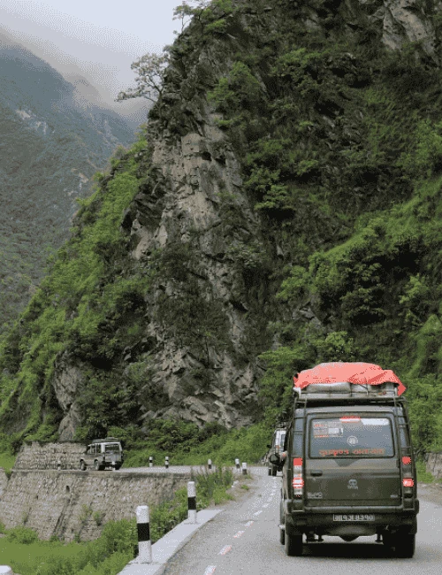 Jeep costs from Kathmandu to Syabrubesi