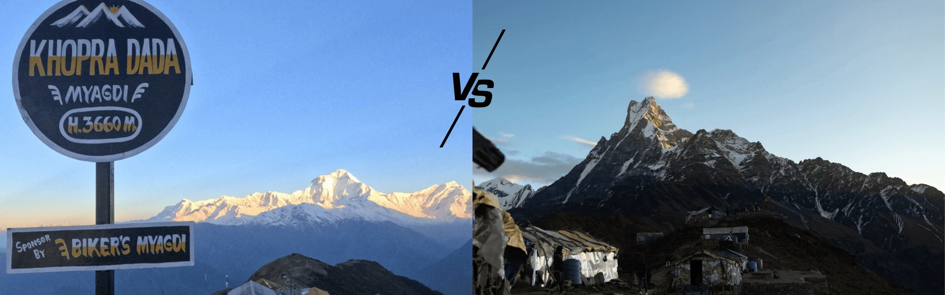 Mardi Himal Trek Vs Khopra Danda Trek