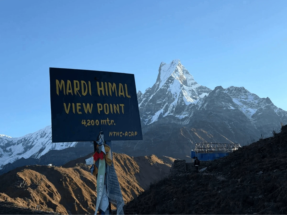 Mardi Himal Trek from Pokhara