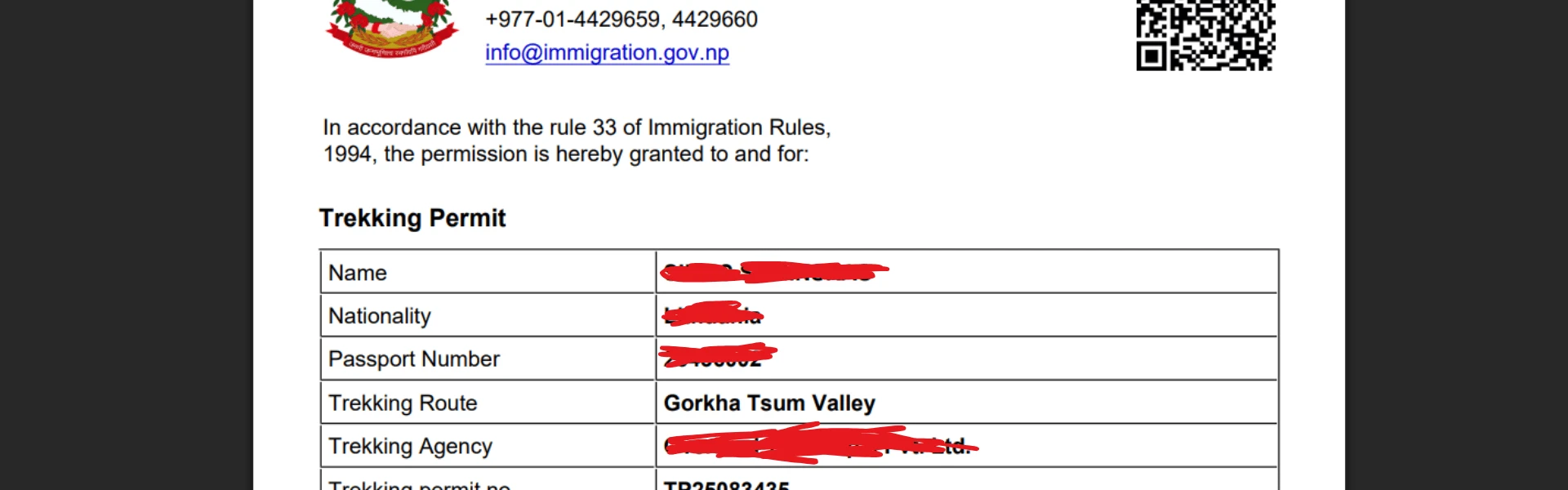 About Tsum Valley Trek Permit