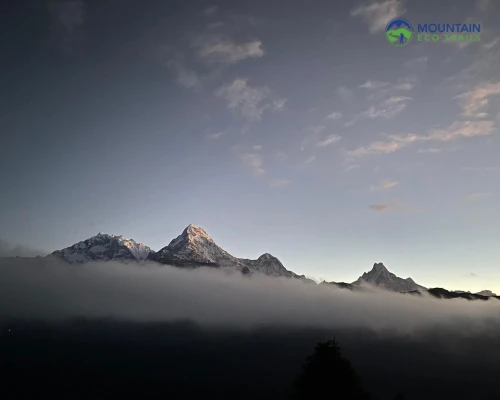 Annapurna Range Above Cloud
