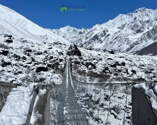 Famous Suspension Bridge Of Langtang Valley