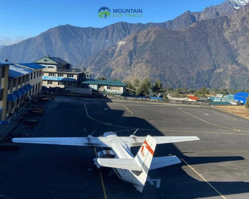 Lukla Airport Flight Landed