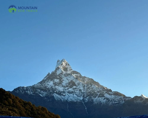 Macchapuchre View From Mardi Trek Route