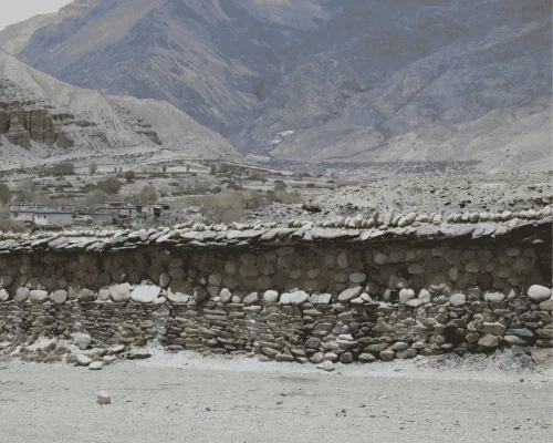 Mani Walls At Rimpoche