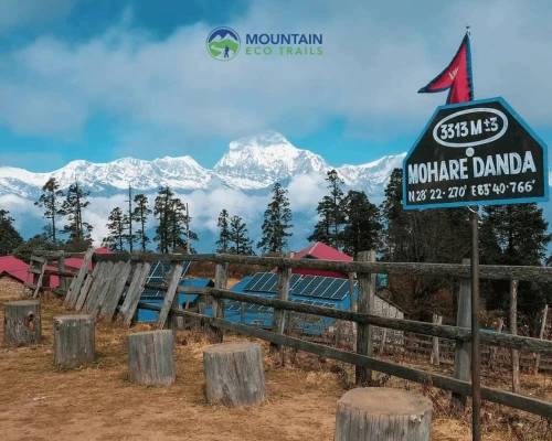 Mohare Danda View Point With Dhaulagiri View