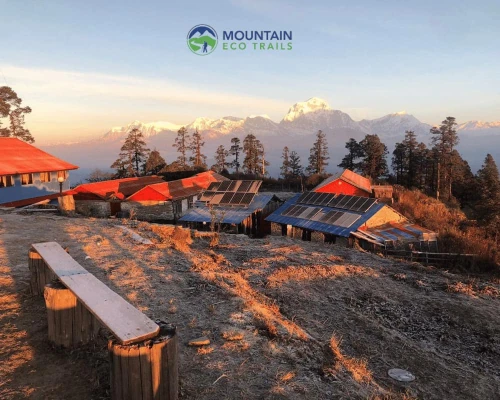 Mohare Danda Village With Sunset View