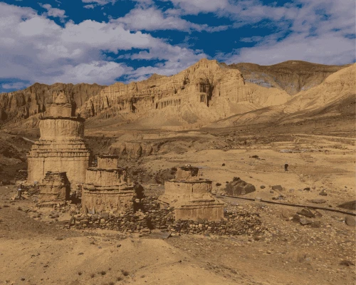Small Chorten At Upper Mustang