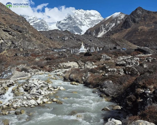 Stupa In Langtang Valley Trek