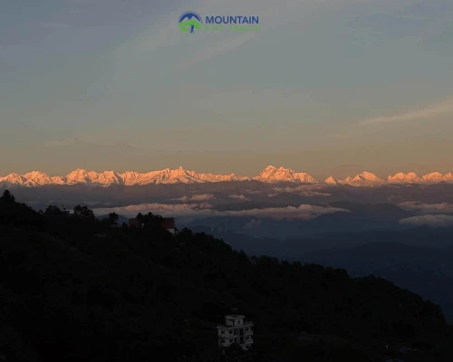 Sunrise Above Himalayas From Nagarkot