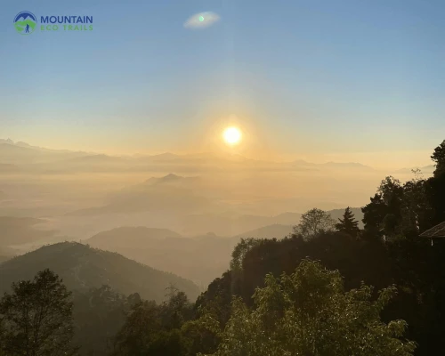 Sunrise View From Nagarkot Viewpoint