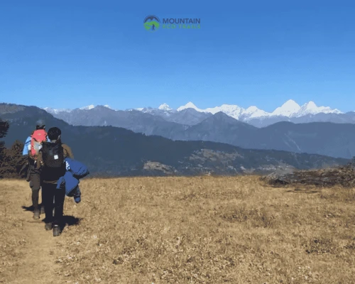 Trekkers During Helambu Trek