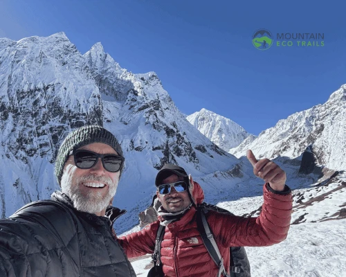 Trekkers Enjoying Short Manaslu Trek