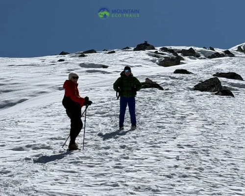 Trekkers Hiking Tsergo Ri