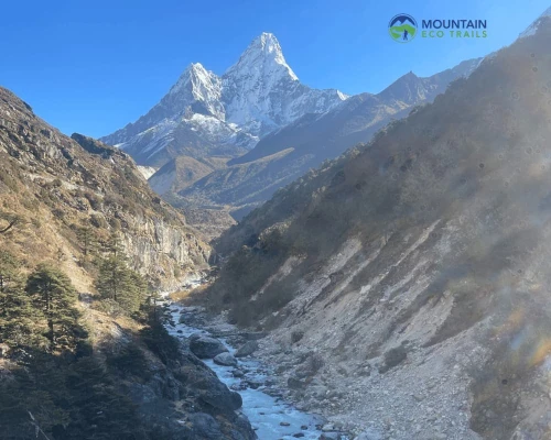 View Of Ama Dablam During Everest Base Camp