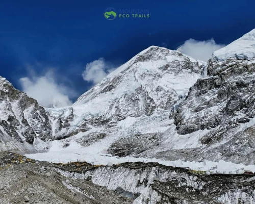 View Of Glacial Moraine From Ebc