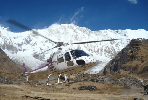 Heli Tour at Annapurna Base Camp