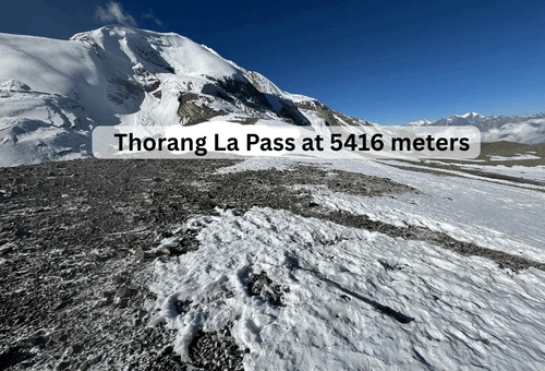 Thorang La Pass during Classic Annapurna Circuit Trek